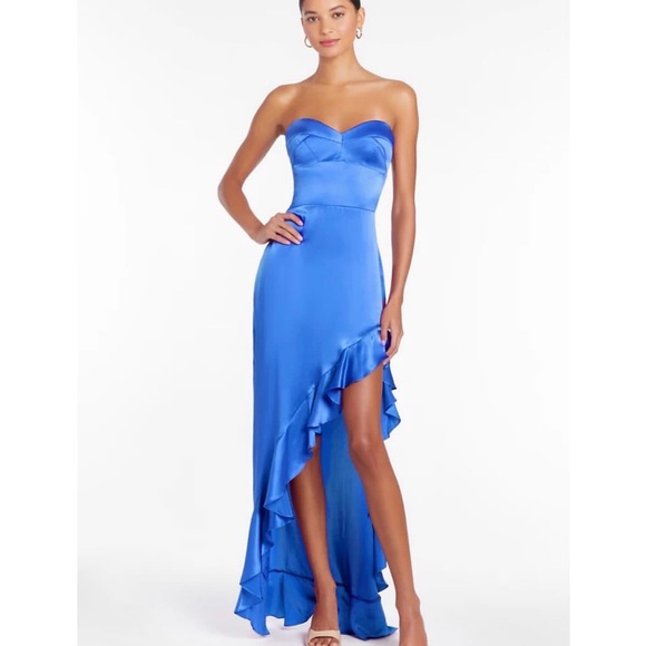 Amanda Uprichard Dresses & Skirts - Amanda Uprichard Strapless Royal Blue Dress